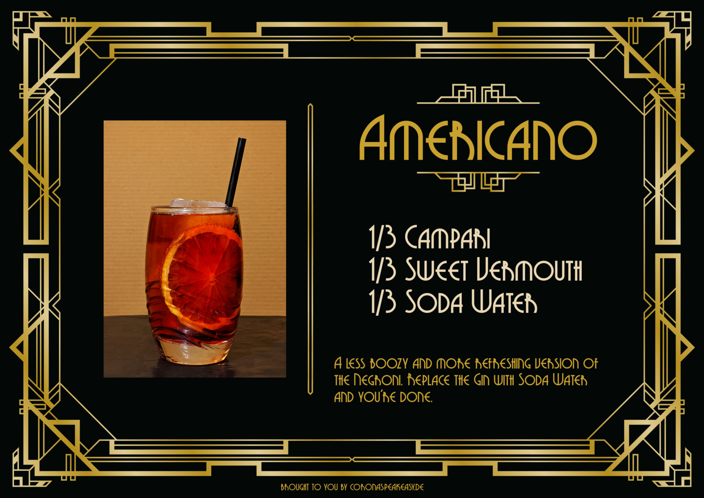 Cocktail des Augenblicks