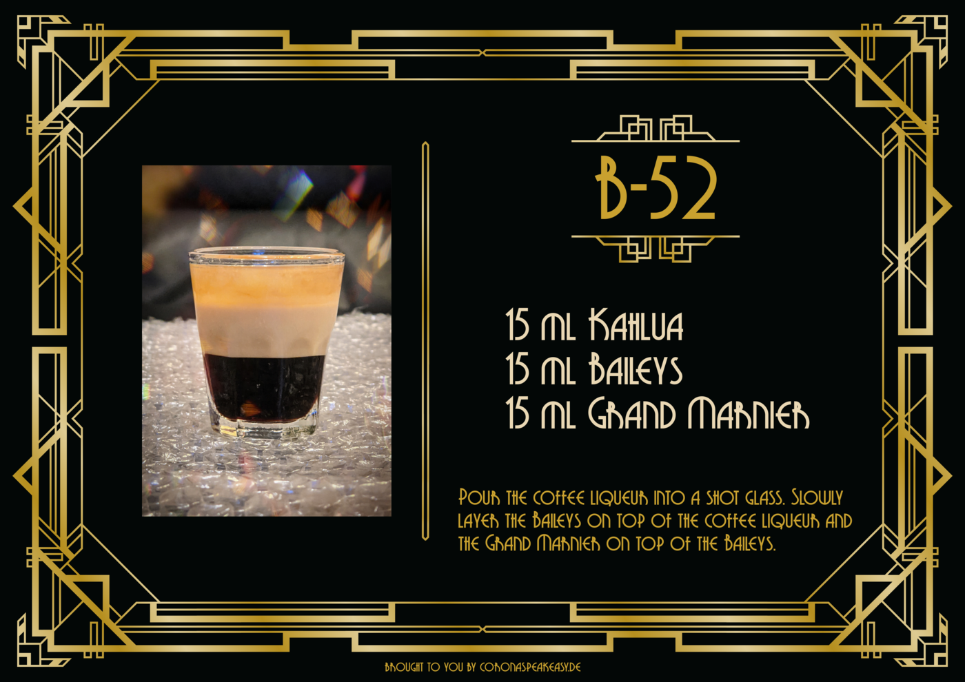 Cocktail des Augenblicks