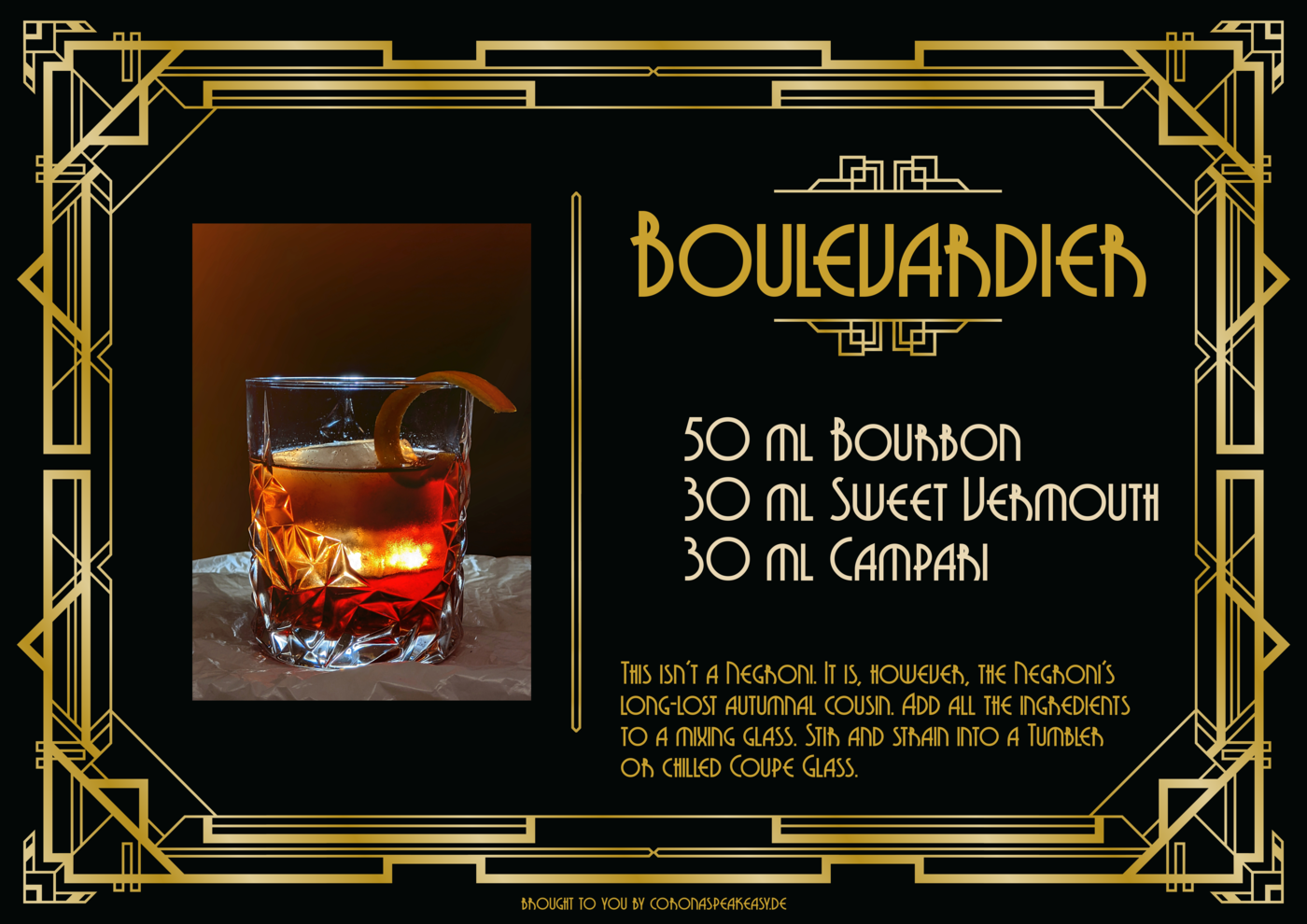 Cocktail des Augenblicks