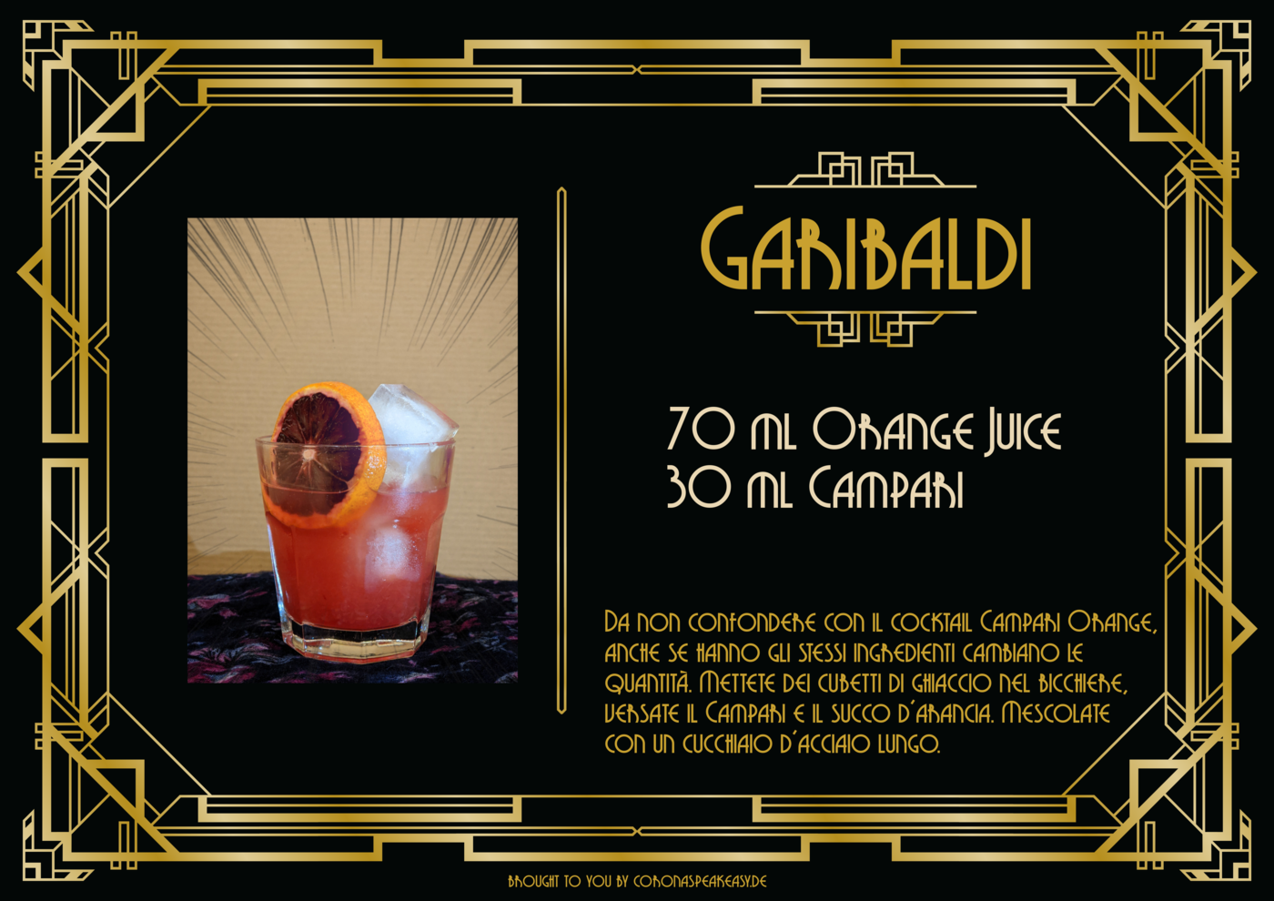 Cocktail des Augenblicks