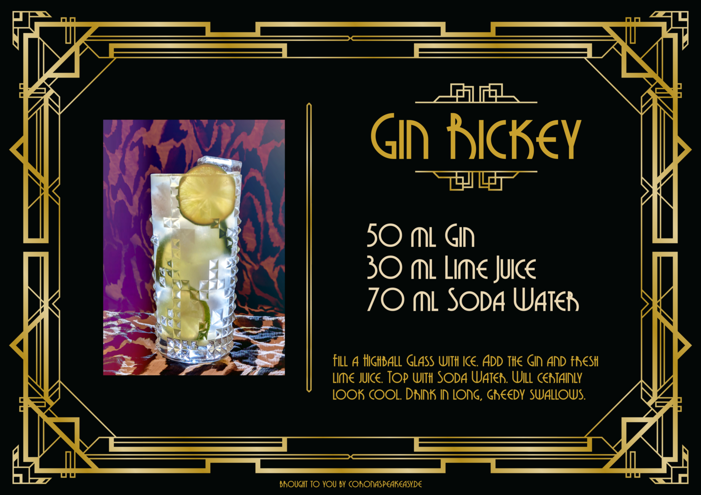 Cocktail des Augenblicks