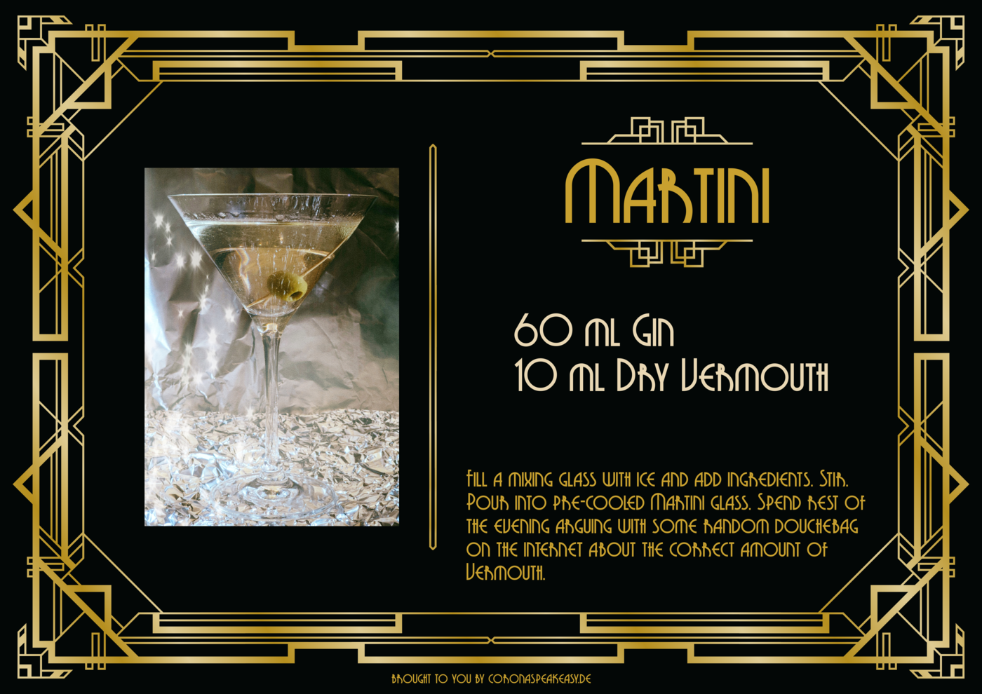 Cocktail des Augenblicks