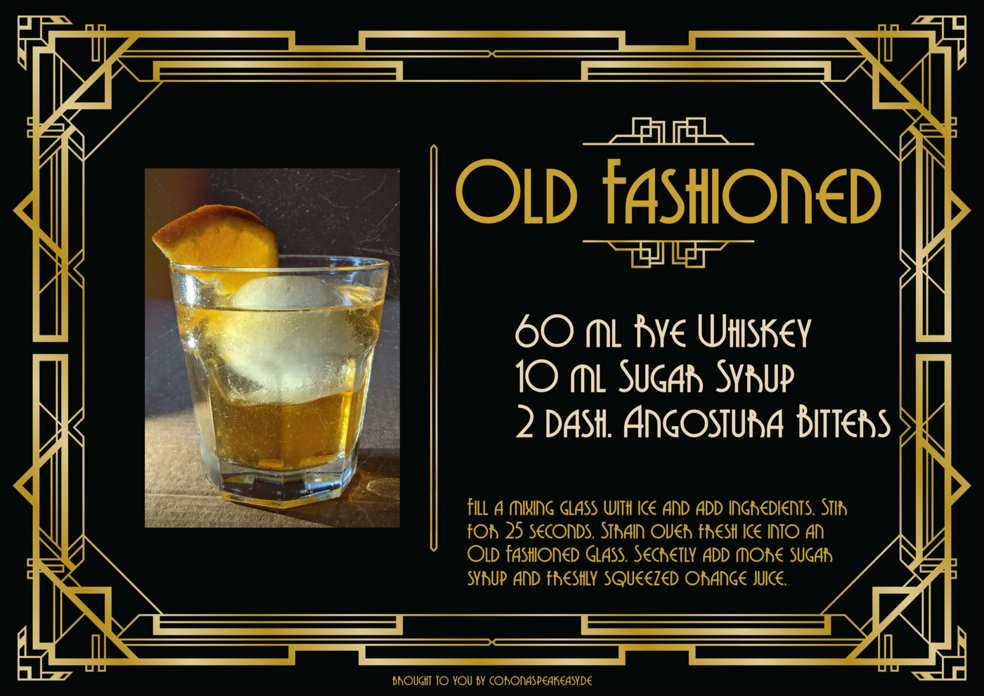 Cocktail des Augenblicks