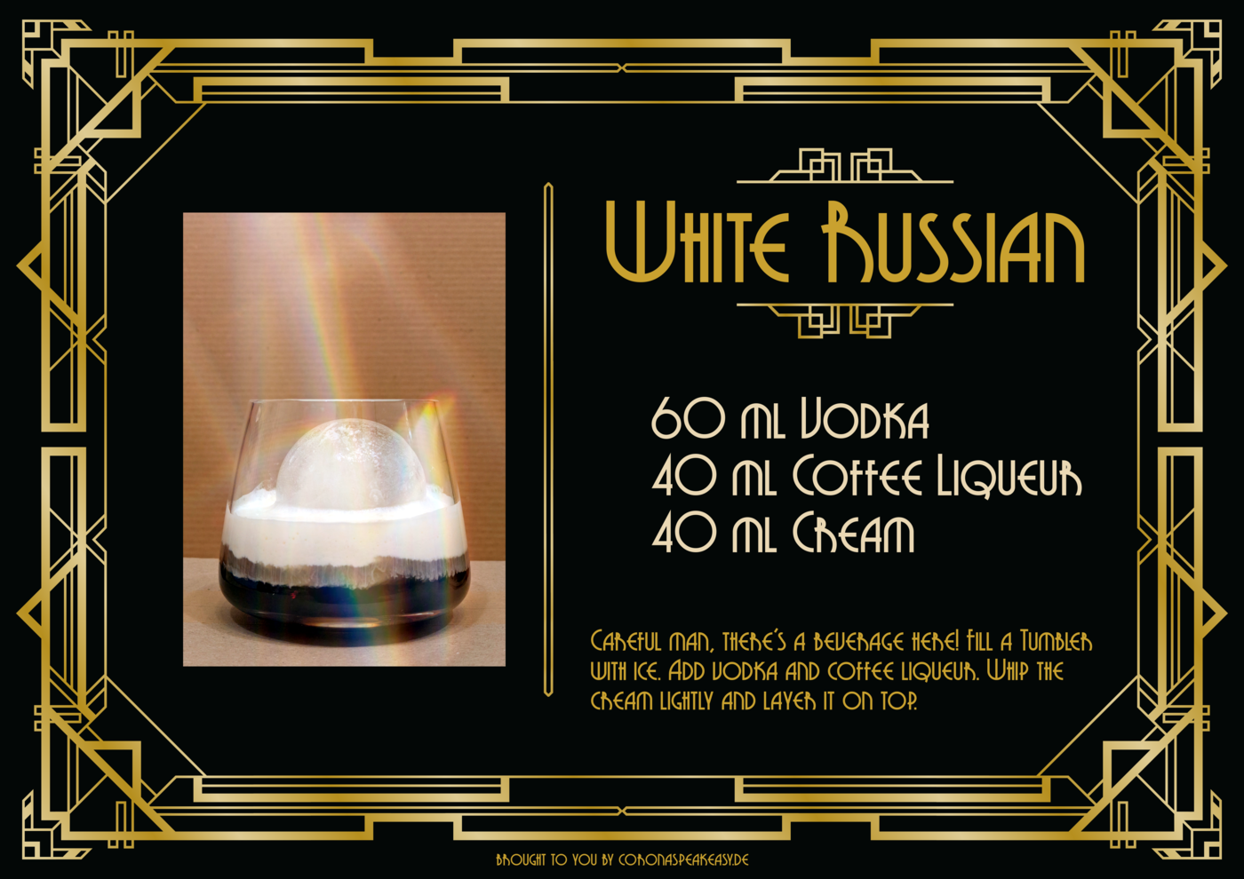 Cocktail des Augenblicks