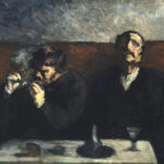 Honoré Daumier - Raucher und Absinthtrinker